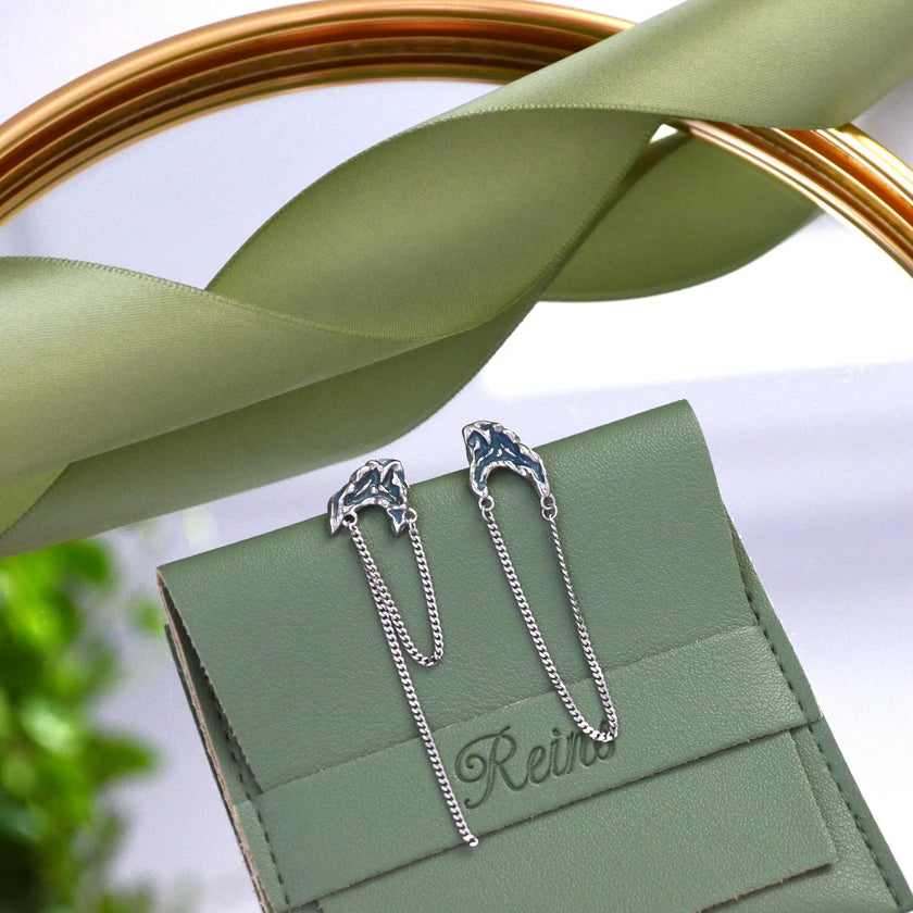 Cercei din Argint 925 - cu Enamel - vedere in detaliu 03R01-0014