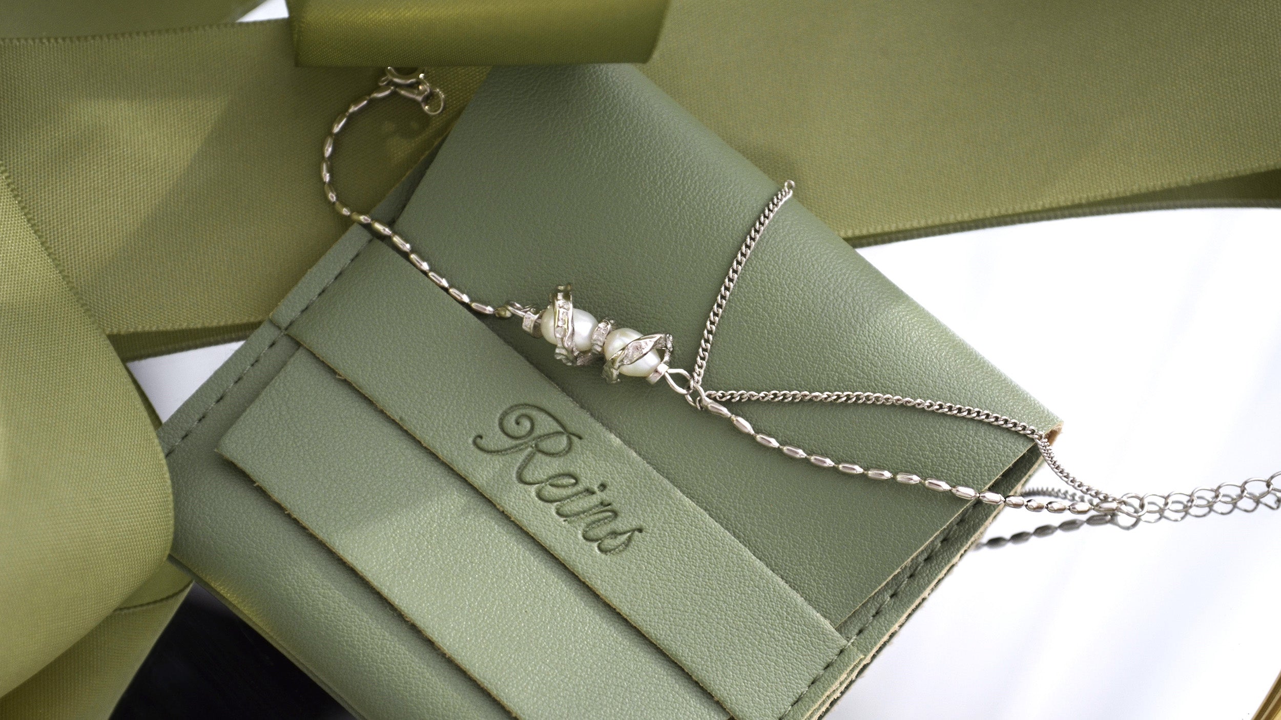 Bratara din Argint Reins cu Perla de cultura de apa dulce - Irregular pearl, vedere detaliata, 02R01-0009