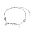  Bratara din Argint Reins cu perle si Zirconiu Incolor- Ice pearl, vedere pe fundal alb, 02R01-0009