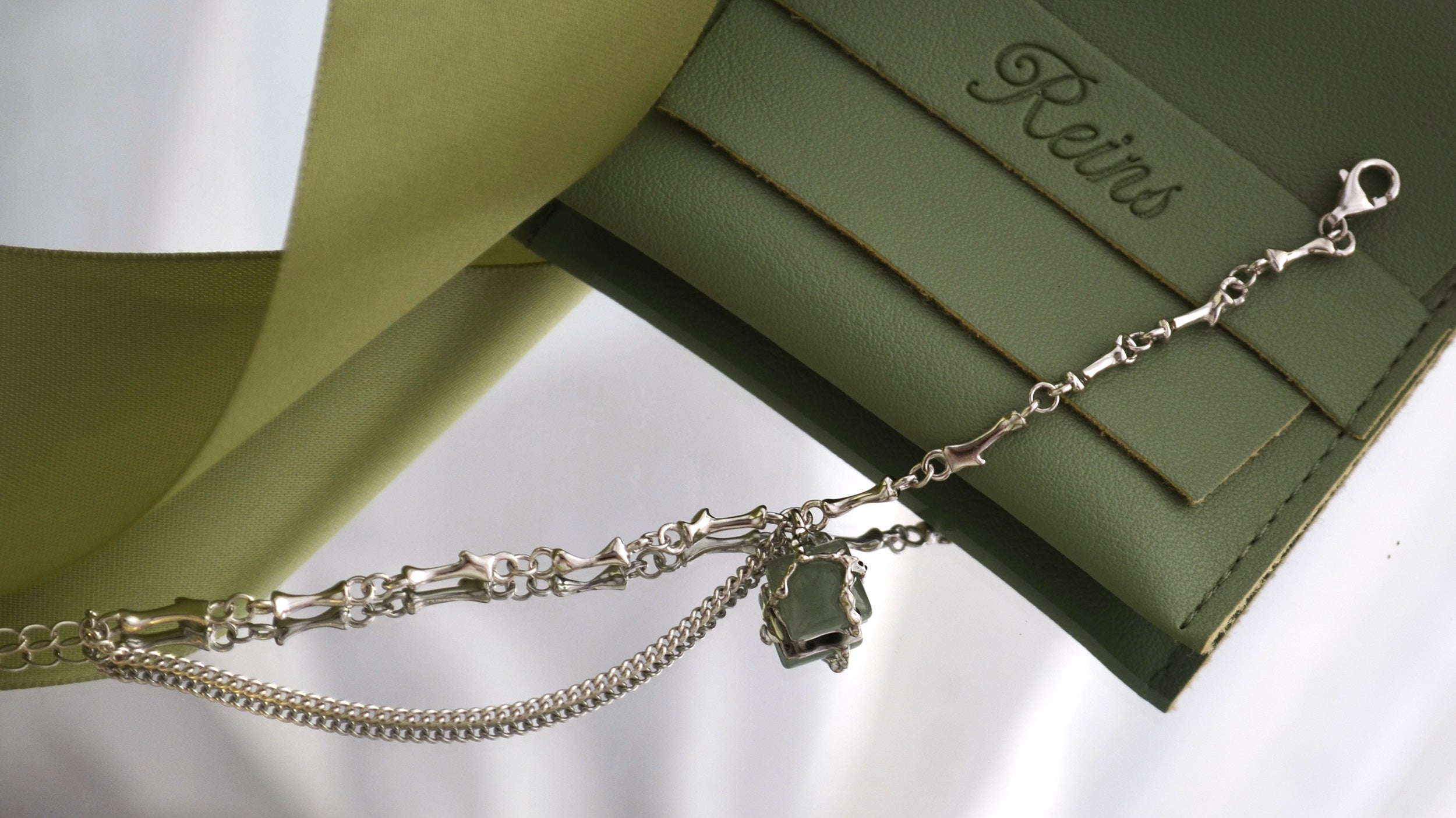 Bratara din Argint cu piatra semi-pretioasa Aventurin, Grove, vedere detaliata, 02R01-0015