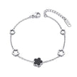 Bratara din otel inoxidabil Reins, placata cu rodiu – Lucky Charm, vedere pe fundal alb, 02S02-0008B