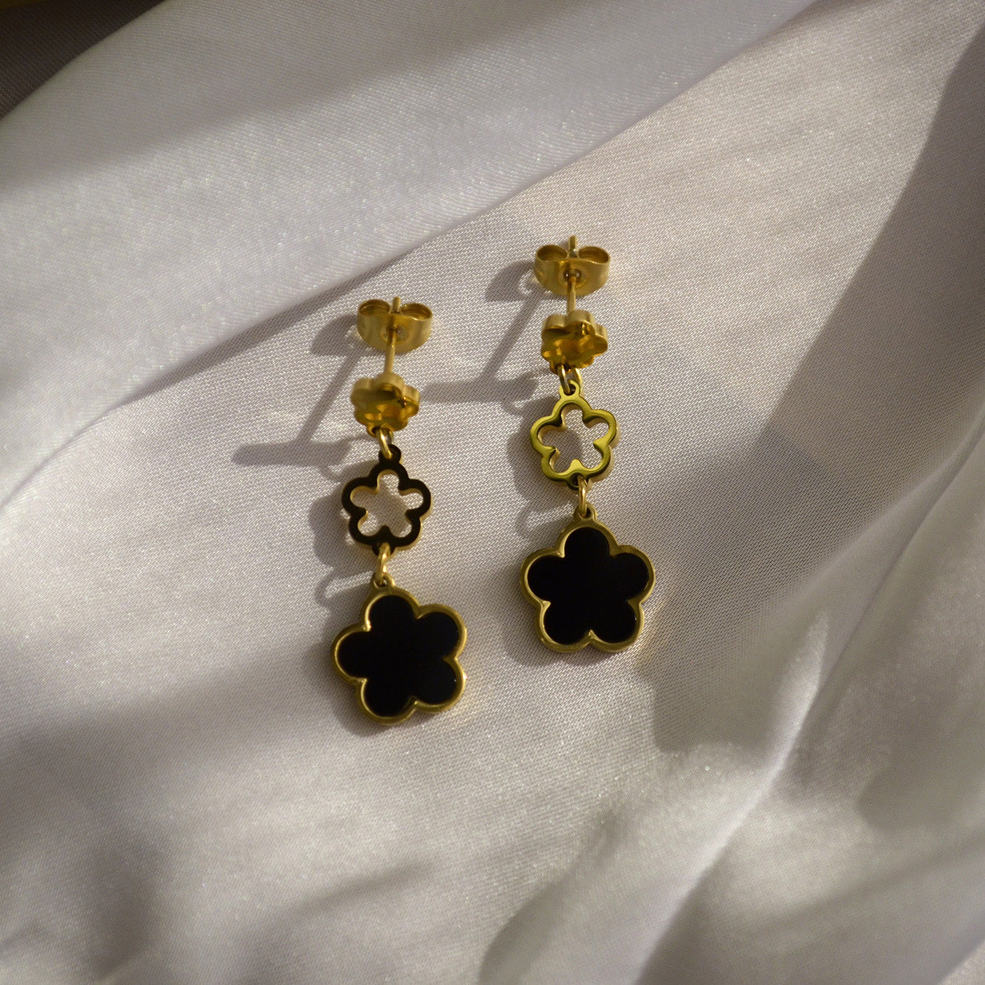 Cercei din otel inoxidabil - Lucky Trio