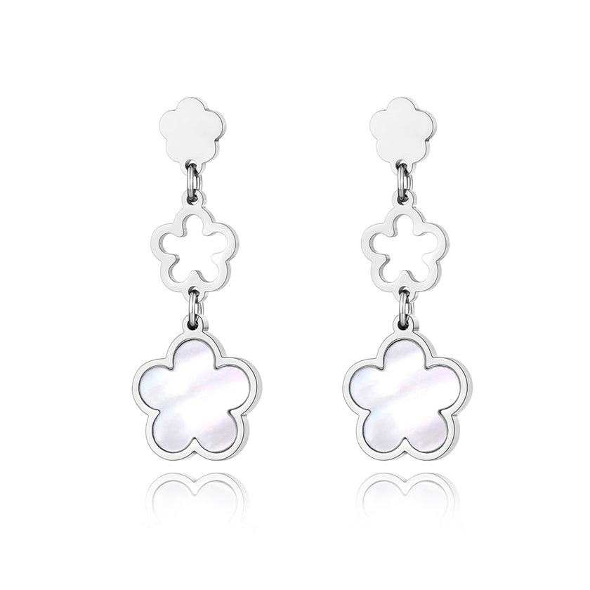 Cercei din otel inoxidabil - Lucky Trio