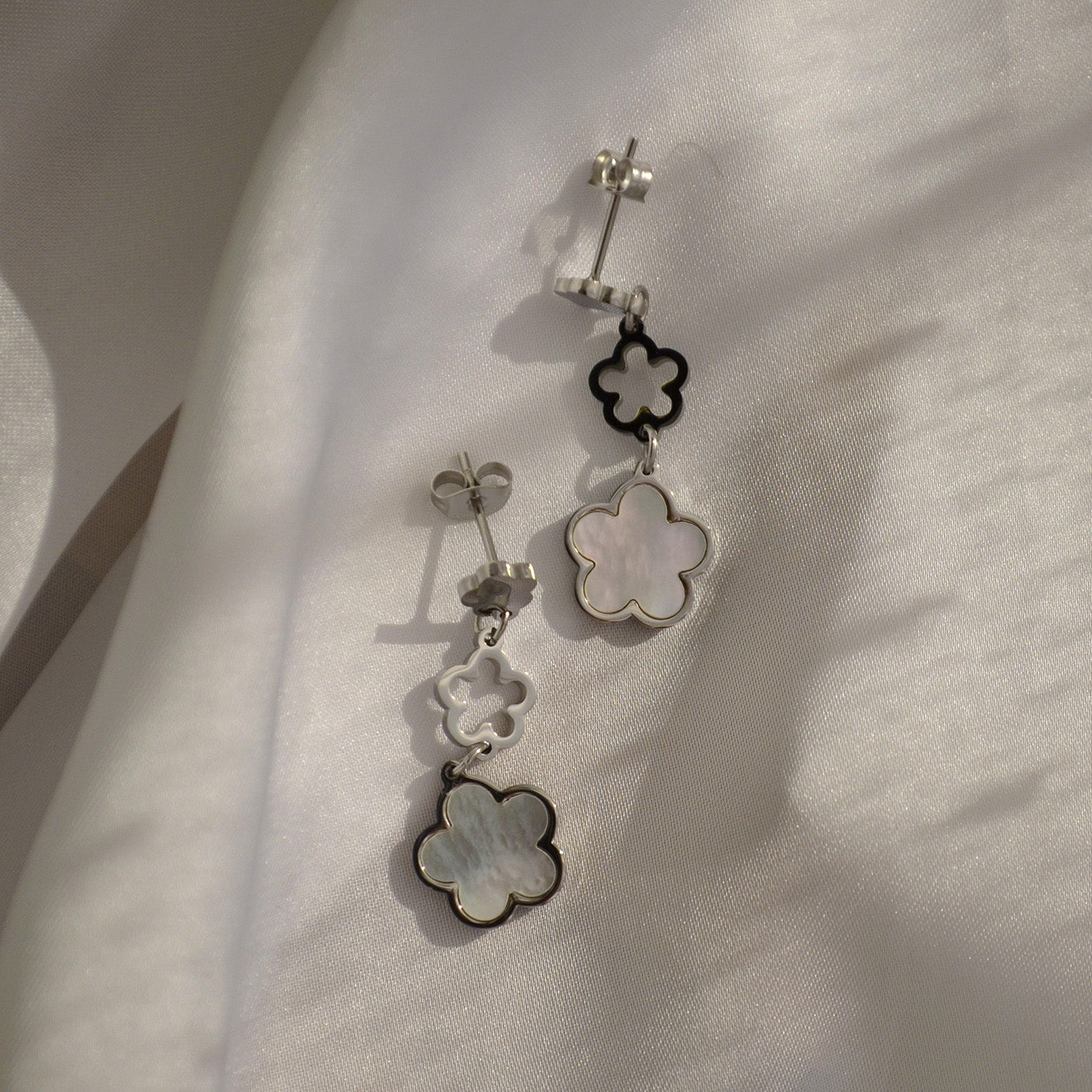 Cercei din otel inoxidabil - Lucky Trio